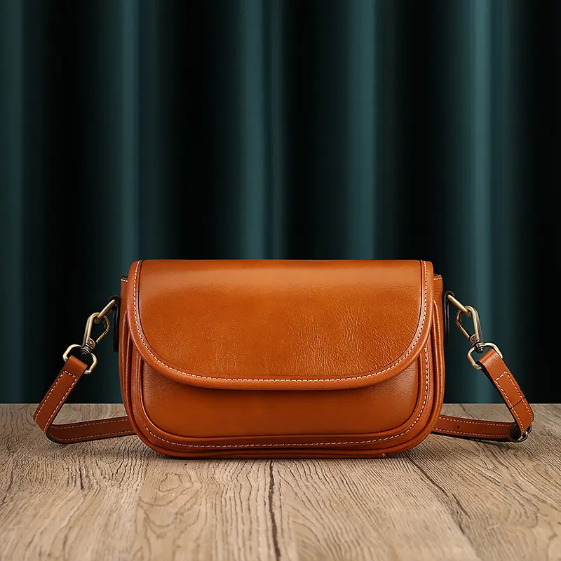 Individuelle Designer-Handtaschen Keine Marken PU Vintage-Handtaschen und Echte Lederhandtaschen 2024 Mode Damen Mädchen Kuhlfell-Handtaschen