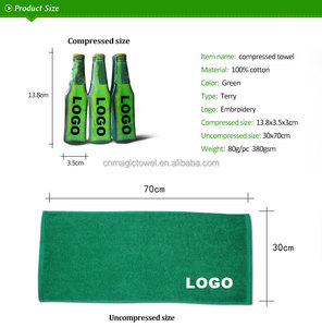 Bán Buôn Giá Bông Nhỏ Mặt Khăn Trẻ Em Làm Sạch Vải Biểu Tượng Tùy Chỉnh Khuyến Mại 100% Bông Ma Thuật Nén Tay Khăn - Product Image 4