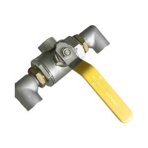DQS15C2S DN15 Manual Gas ODM Cryogenic 3-Way Ball <b>Diverter</b> Valves for Bulk Tank Storage - Product Image 4