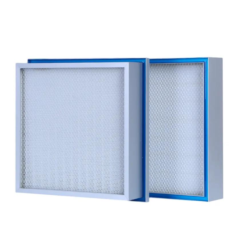 H10-H13-H14 U15-U17 Filtro de ar Filtro de Ventilation HEPA hava filtresi havalandırma HVAC klima sistemi için fiyat Panel filtre