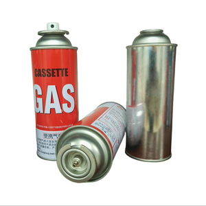 Lata de Gas <span class=keywords><strong>Butano</strong></span> Vacía de Hojalata de 65*158 mm con Pulverizador y Recubrimiento UV para Uso en Cocina y Industria Química, en Oferta - Product Image 1