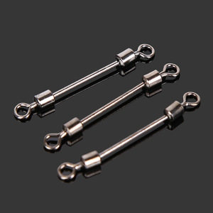 Swivel <b>Snap</b> <b>Hook</b> Steel Closed Double-Ended Pins Large Medium Small Fishing Tackle Accessories - Product Image 1