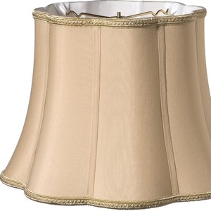 Paralume in oro Vintage 16 \ "melone capesante Shantung eleganti cover e sfumature - Product Image 4