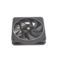 Nuevo estilo, 120mm, ARGB, efecto de luz LED, ventilador enfriador de CPU, caja de computadora para juegos y ventilador de gabinete de PC de refrigeración de escritorio