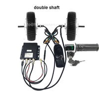 6 8 10 12 pouces 24v 180w-500w emb double drive joystick contrôleur fauteuil roulant électrique dc brushless gear hub motor conversion kit