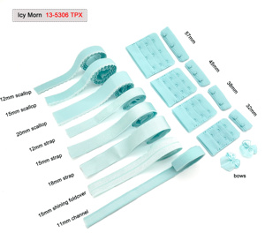 Bán Buôn Đồ lót màu be ban nhạc đàn hồi Foldover Picot Dây đeo đàn hồi đàn hồi - Product Image 5