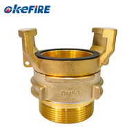 Raccords de tuyaux d'incendie Okefire en laiton de 2 pouces DN50 de type Guillemin femelle haute pression