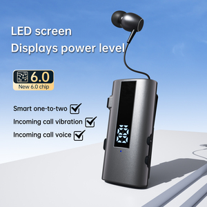 Casque <span class=keywords><strong>sans</strong></span> fil mono-auriculaire, articles économiques, autonomie de 40 heures, pour bureau, centre d'appels, camionneur, avec micro, Bluetooth - Product Image 6