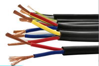 Kabel RVV Berkualitas Tinggi, Kabel Fleksibel Multikonduktor Inti Tembaga, dan Kabel Daya