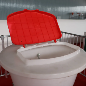 Mangeoire professionnelle en <span class=keywords><strong>plastique</strong></span> pour porcs, pour alimentation humide et sèche, pour ferme porcine moderne, à cadre galvanisé automatique - Product Image 3