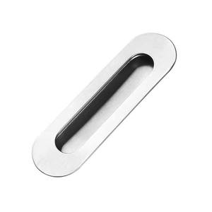 Poignée dissimulée avec loquet intégré, barre en fer/aluminium, pieds en zinc, poignée allongée, moderne et durable, pour armoires, placards coulissants et commodes - Product Image 2