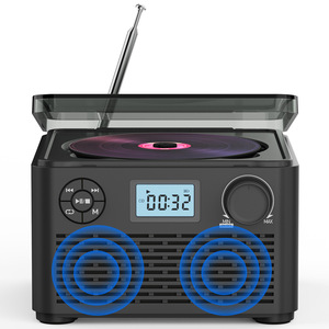 <span class=keywords><strong>Reproductor</strong></span> <span class=keywords><strong>de</strong></span> CD Portátil Retro, Boombox con Bluetooth, MP3, Walkman, Ranura para Tarjeta USB/TF, Radio FM, Puerto AUX, Estéreo, Banco <span class=keywords><strong>de</strong></span> Energía <span class=keywords><strong>de</strong></span> 4000 mAh, Reproducción Repetitiva - Product Image 1
