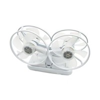 Ventilateur de plafond LED E27 avec télécommande, variateur d'intensité, mini-ampoule pliable moderne pour la maison