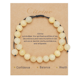 Pulseras de Piedras Naturales con Cuentas Redondas, Joyería Unisex, Regalo, Origen Yiwu D2384 1D2388 1 - Product Image 5