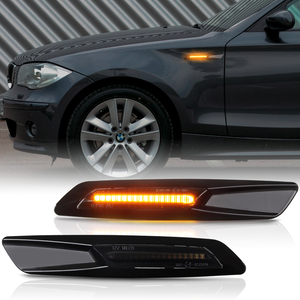Couverture noire ambre dynamique LED feu de position latéral <span class=keywords><strong>clignotant</strong></span> pour <span class=keywords><strong>BMW</strong></span> E60 E61 E81 <span class=keywords><strong>E90</strong></span> E91 - Product Image 6