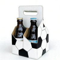 Support portable en carton pour bières et boissons, idéal pour les soirées de la Coupe du Monde et les réunions entre amis