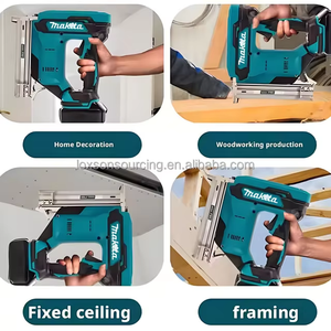 Pistola grapadora inalámbrica con batería de iones de litio de 21V de alta calidad, pistola de clavos eléctrica duradera, pistola de clavos de 21V con 2 baterías y 1 carga - Product Image 5