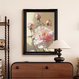 Decorazione d'Ingresso in Stile Medievale Francese, Arte Murale Floreale Vintage per Corridoio, Dipinto Incorniciato <span class=keywords><strong>di</strong></span> Lusso Accessibile per Soggiorno - Product Image 2