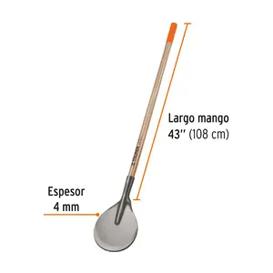BOX 2 ไม้เหลาอเนกประสงค์ ด้ามไม้ 43' TRUPER - Product Image 2