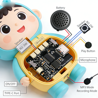 Module sonore USB enregistrable facilement téléchargeable, en ABS durable, pour carte son/boîte son DIY, 58 mm, certifié CE, pour jouets en peluche