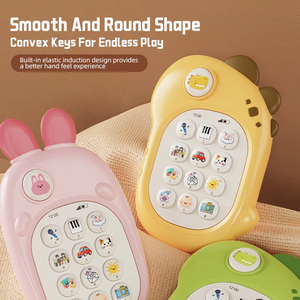 Téléphone portable éducation précoce enfants dessin animé Simulation téléphone portable musique histoire téléphone jouet éducatif - Product Image 4