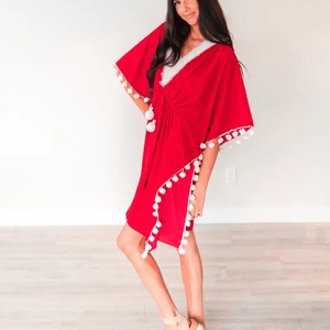 Trending Women's Wear Dress Indian Handmade Farida Kahlo Kaftan Long Cotton Kaftan Cover up Night Wear Kaftan Dress - Product Image 1