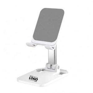 Custom Adjustable Cell Phone Stand for Desk, Folding Mobile Holder, Height and Angle Adjustable Phone Dock - Product Image 1