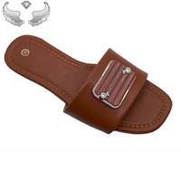 Sandales pour femmes à bout ouvert de haute qualité, élégantes, respirantes, résistantes, prêtes à être expédiées, antidérapantes, tongs d'été