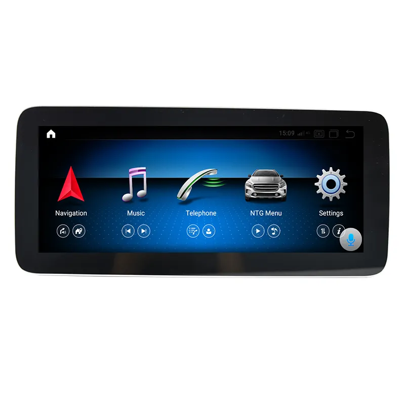 12.3 인치 GT 4 + 64G 안드로이드 10 자동차 DVD 플레이어 벤츠 C 클래스 amg GLC X253 V 클래스 W446 NTG 5.0 GPS Carplay 자동차 라디오 화면