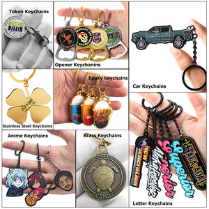 Llavero de Metal Personalizado, Anillo de Llaves de Aleación de Zinc Esmaltado, Llaveros con Logotipo Personalizado, Letras de Marca, Venta al por Mayor para Regalos, Recuerdos y Uso Diario - Product Image 6
