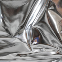 Tissu en cuir synthétique brillant effet miroir métallique brillant pour sacs, étuis à cosmétiques, chaussures, matériaux de rembourrage