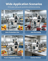 Presse-agrumes à vis complète avec moteur haute productivité 1,5 kW, extracteur de jus autonome pour la transformation des fruits