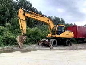 Korea Original Hyundai 210 21Ton Wheel Excavator 4Wheel <b>Drive</b> with Engine Gearbox & Motor - Product Image 6