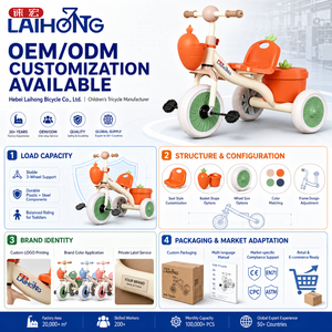 Nouveau modèle de tricycle à pédales pour enfants de 2 à 6 ans, vélo pour bébé avec boîte de rangement, musique intégrée pour garçons et filles, pour l'exercice quotidien - Product Image 5