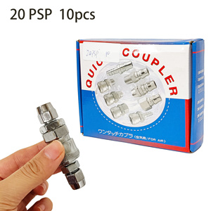 Raccord rapide de type C PS PP pour compresseur d'air pneumatique, pompe à air, tuyau de gaz PU, outil de raccordement rapide mâle et femelle pour gaz du bois - Product Image 1