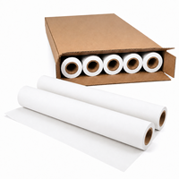 Papel para Plotter de Ingeniería de 80 g/m², Reciclable, con Núcleo de 2 Pulgadas, para Dibujo Técnico, Ancho 610 mm, 914 mm, 880 mm