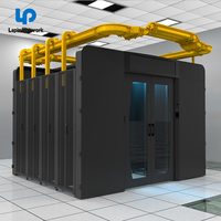 Ningbo Lepin fábrica personalizada pasillo frío puerta de cristal CAC IDC SMART CABINET 42U servidor Rack gabinete de red para módulo Centro de Datos