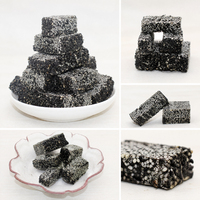 Gâteau Premium Sans Sucre au Sésame Noir et aux Graines d'Arachide 5kg – Snacks Sains en Vrac Prêts à Consommer
