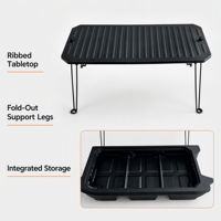 Organisateur de coffre arrière pliable avec table de camping intégrée pour Suzuki Jimny 5 portes JC74