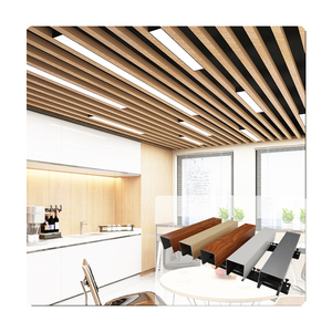 Faddish Và Đơn Giản Nhôm Vách Ngăn Tuyến Tính Trần Treo Kim Loại Trần Giả Cho Sảnh Khách Sạn - Product Image 1