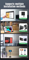 Aiyos Nuevo Calendario Digital con Pantalla Táctil de 15.6/24 Pulgadas y Planificador de Pared, Calendario Inteligente para Tabla de Tareas