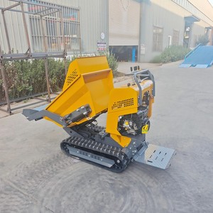 Minidumper Cingolato con Motore Diesel, Capacità di Carico 500kg, <span class=keywords><strong>Ribaltabile</strong></span> Idraulico, Pompa Motore, Nuovo Standard Euro 5 - Product Image 1