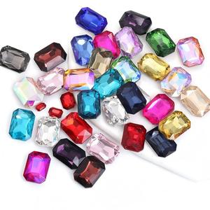 Accessoires de bijouterie DIY, diamants en forme de losange, diamants longs à fond octogonal pointu, accessoires de bijouterie pour vêtements - Product Image 1