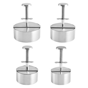 Outil de cuisine pour barbecue en acier inoxydable, kit manuel, moule à sandwich, presse à hamburger, machine à faire des galettes de viande - Product Image 1