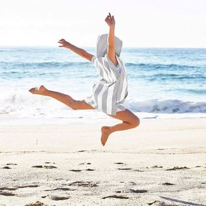 <b>Microfiber</b> <b>Beach</b> Recycled Surf Poncho With Hooded <b>Towel</b> - Product Image 4