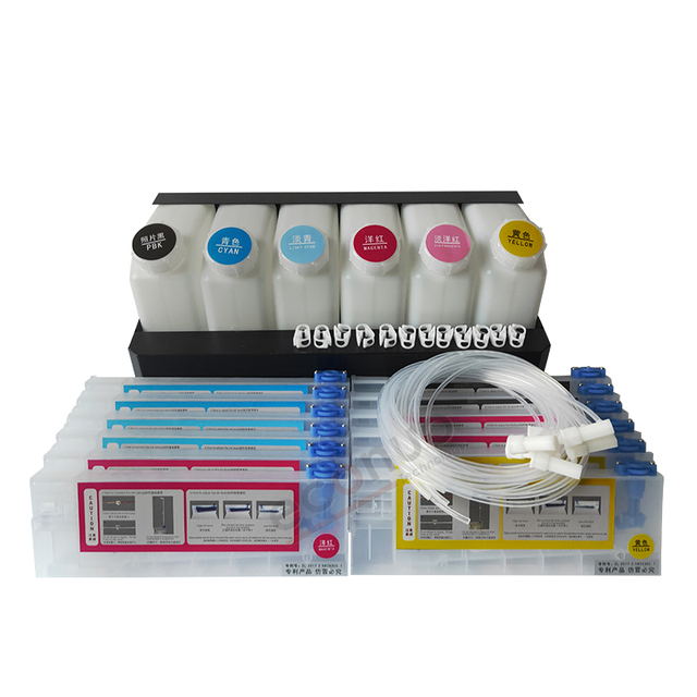 Inkjet Printers Compatible Ciss System Continuous Bulk Ink System for Mutoh Mimaki Solvent  Printer 6+12 Continuous Ink Supply