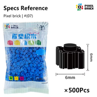 Bloques de Construcción DIY Más Populares, 500 Piezas, Mini Bloques de Diamante de 6 mm, Material Original para Niños, Juguete Creativo