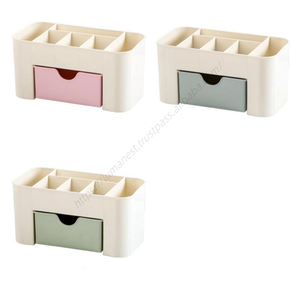 Boîte de rangement de maquillage en gros, tiroir organisateur gain de place, cosmétiques de bureau, en plastique bon marché, vente chaude, pour bijoux à domicile, 220g - Product Image 3