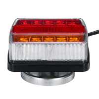 12V magnétique LED camion feu arrière avertissement feu stop Signal pour plaque d'immatriculation arrière pour remorque caravanes campeurs ATV bateau