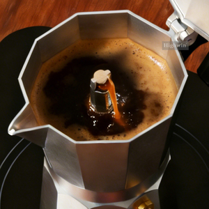 <span class=keywords><strong>Cafetera</strong></span> Moka <span class=keywords><strong>Italiana</strong></span> HIGHWIN de Aluminio de Grado Alimenticio, Multicapacidad, para Estufa - Product Image 3